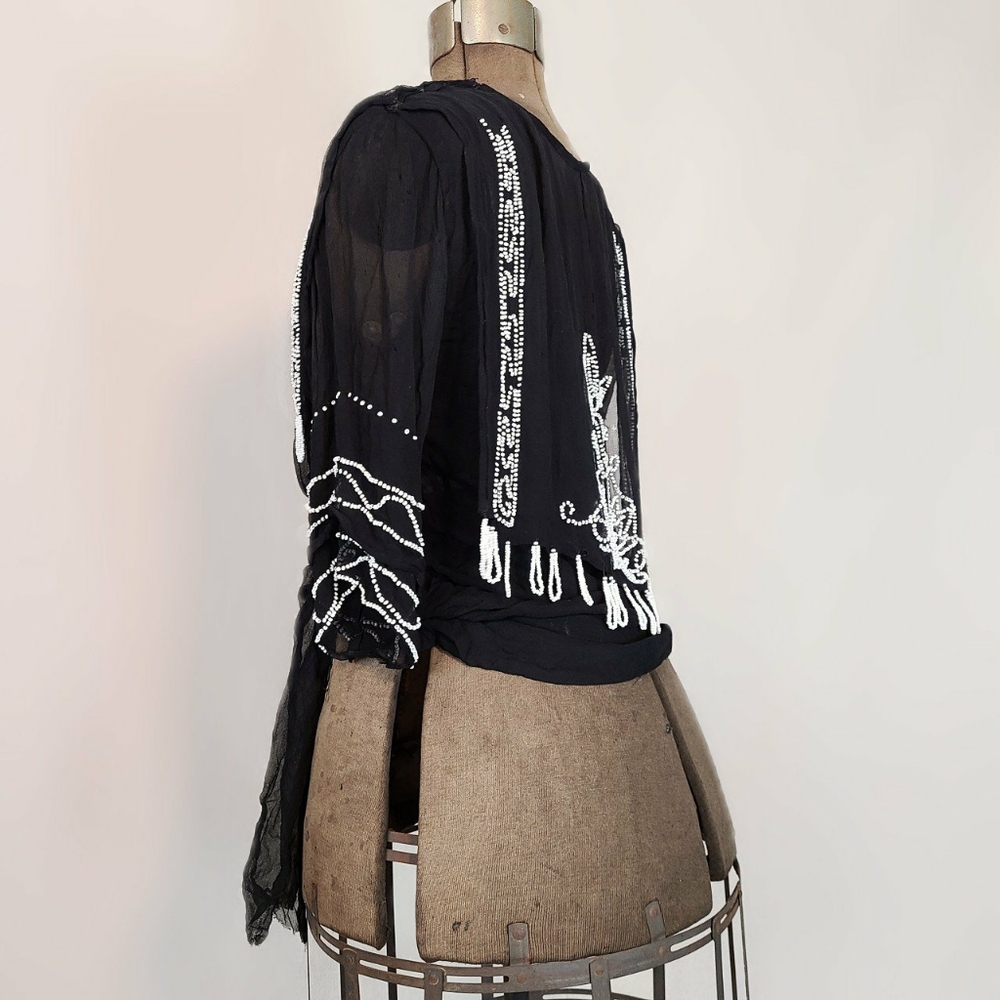 Gorgeous antique edwardian 1910s 1920s blouse! - Picture 4 of 9